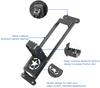 Türscharnier-Schritt-Fußpedal für Jeep Wrangler JK JKU JL Unlimited Gladiatoren JT 2007-2024 Autotüren Metall-Trittplatte Zubehör