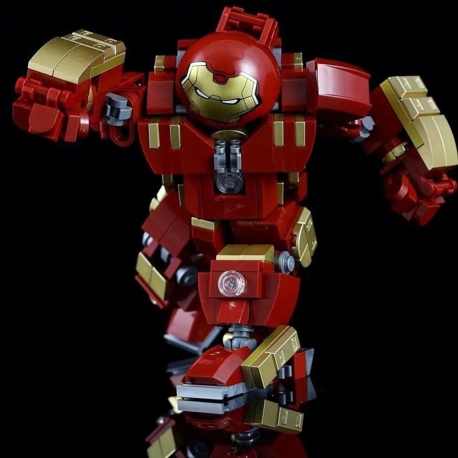 Iron Man Hulkbuster Minifigure-Compatible Mecha Building Blocks Model