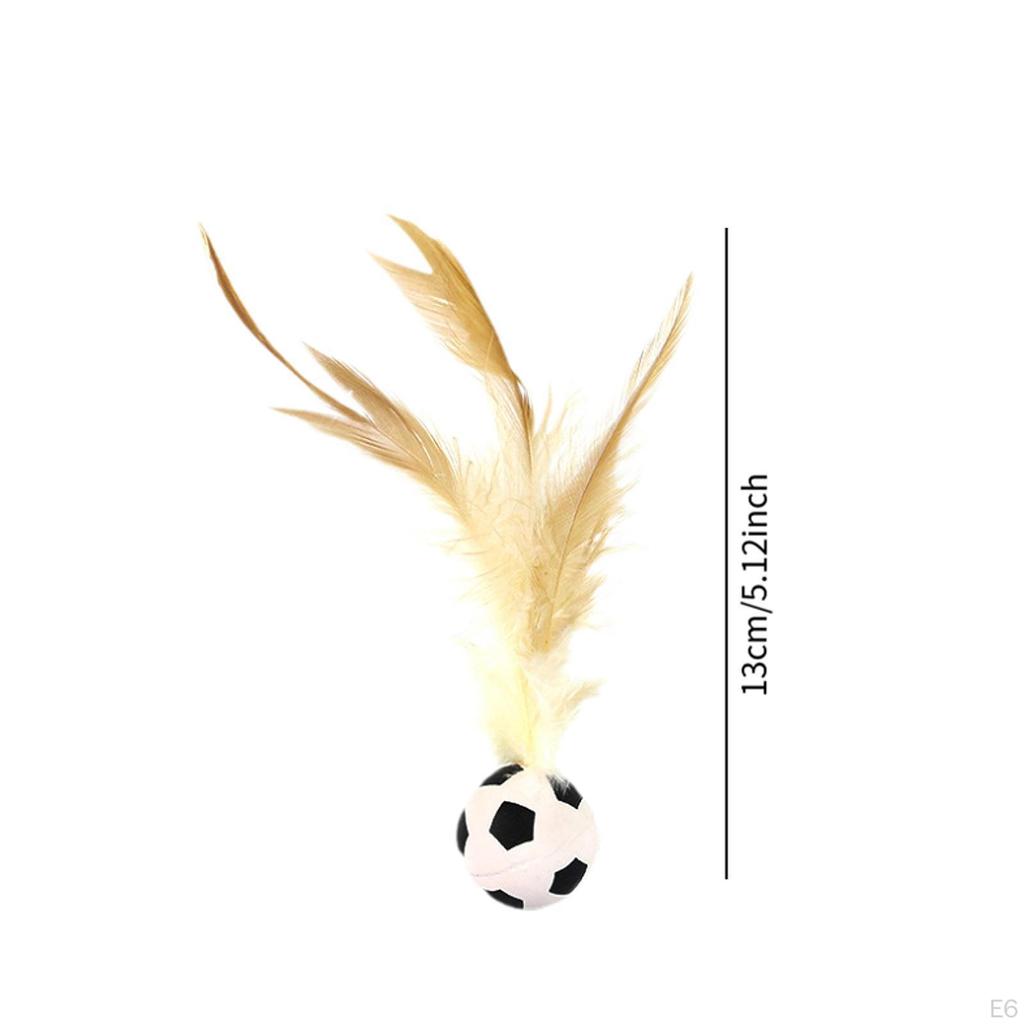 Bouncy Ball Toy Interactive Cats Teaser Bite Resistant Tail for