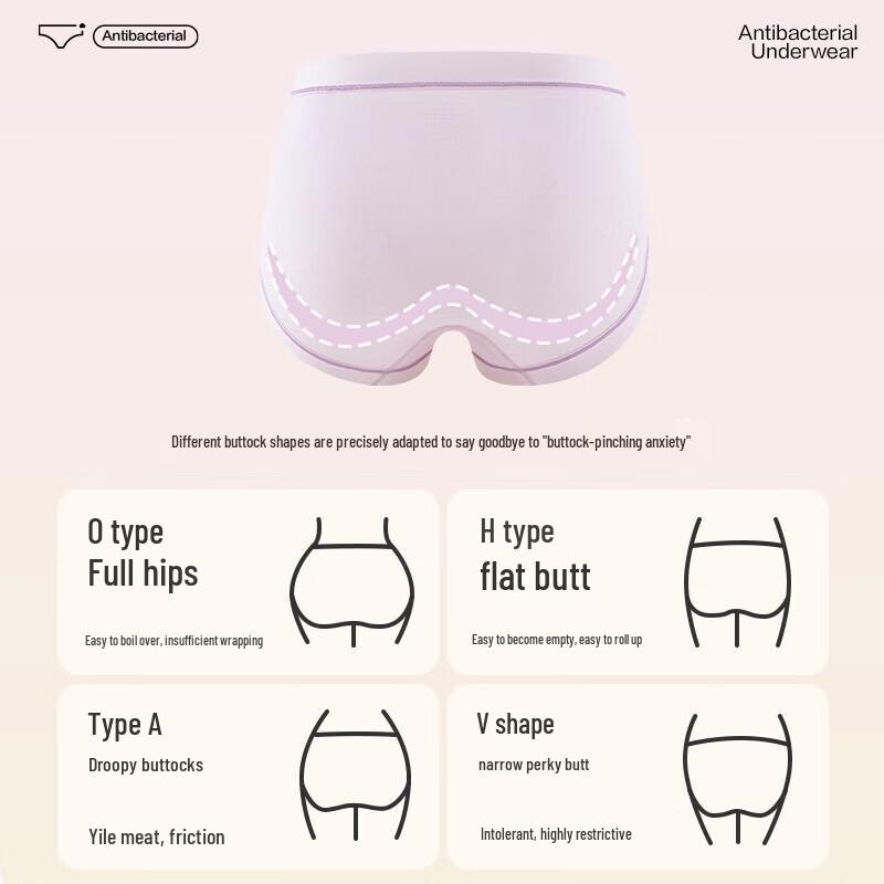 

PurCotton Women s 7A Antibacterial Mid-Rise Cotton Underwear 3-Pack L