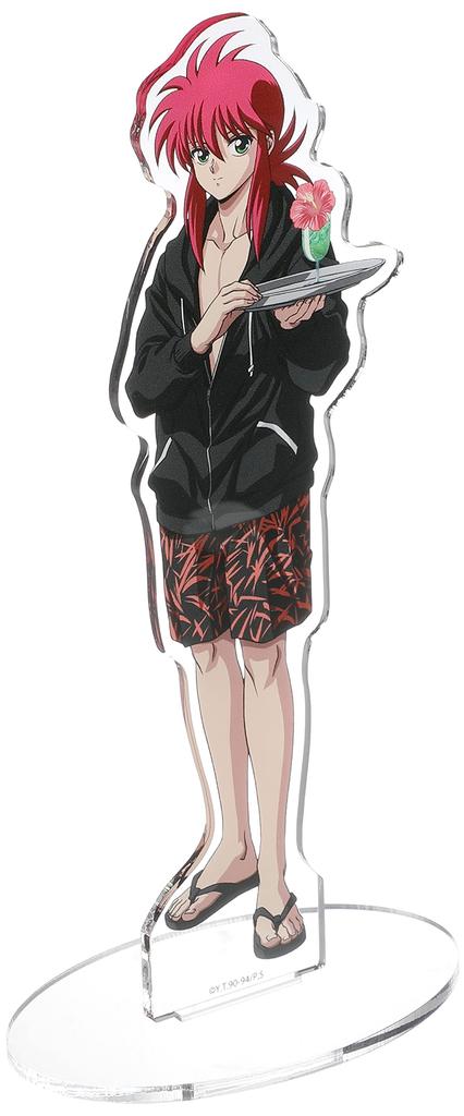 09 Kurama Beach House Character Acrylic Figure YuYuHakusho Ver.