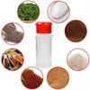 Portable Spice Jar with Shaker Lid Clear Plastic Seasoning Bottle Set BBQ Camping Salt Pepper Shaker Kitchen Gadget Food Trucks