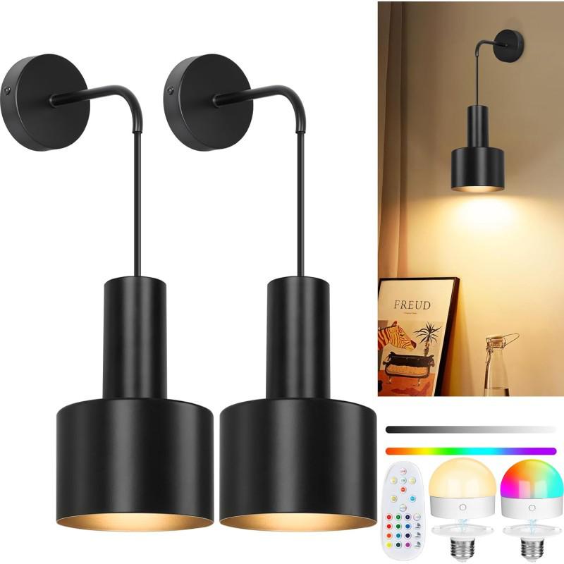 Wireless Battery-Powered Wall Light for Bedroom, Living Room, or Corridor