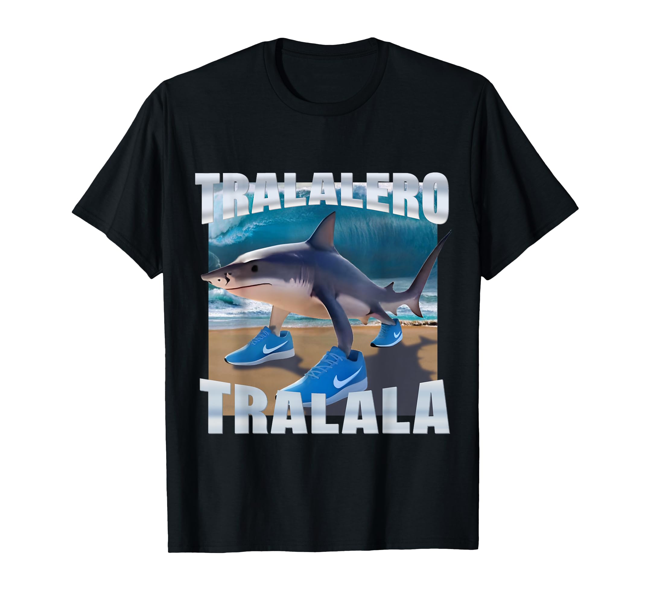 

Tralalero Tralala Shark Meme T-Shirt Italian Brainrot Tee Shirt