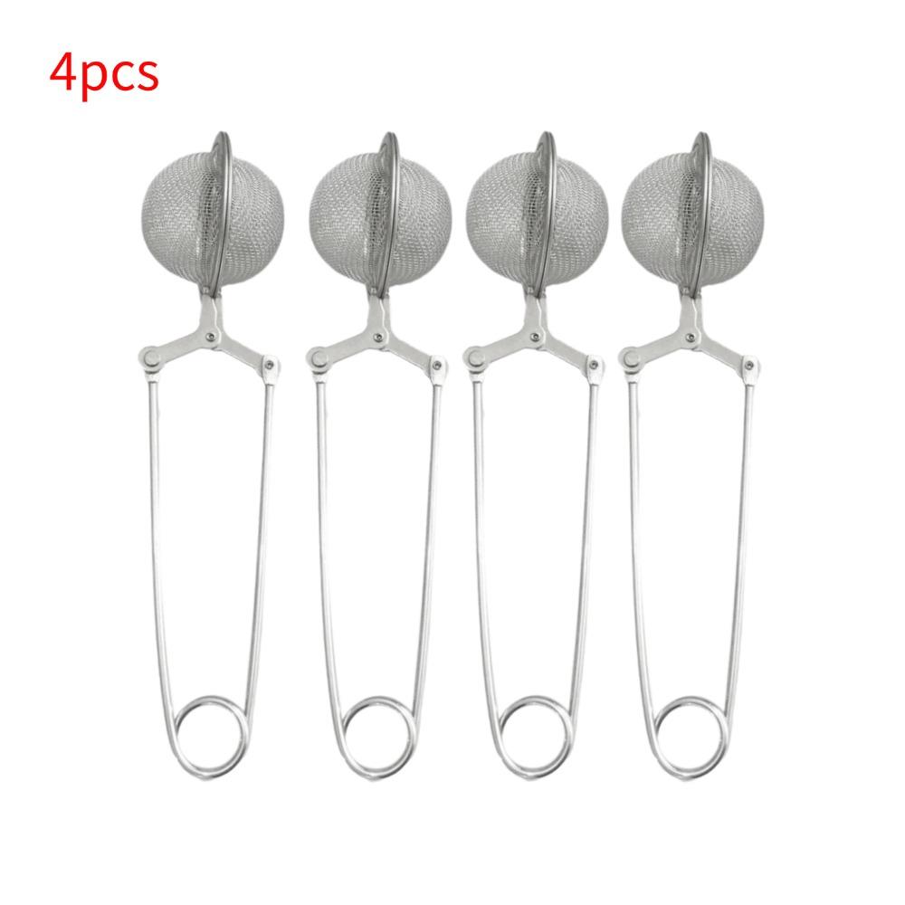 Stainless Steel Spoon Tea Ball Infuser Filter Squeeze Leaves Herb Mesh Strainer Tea Infuser In Mesh Tea Ball Filter Teaware