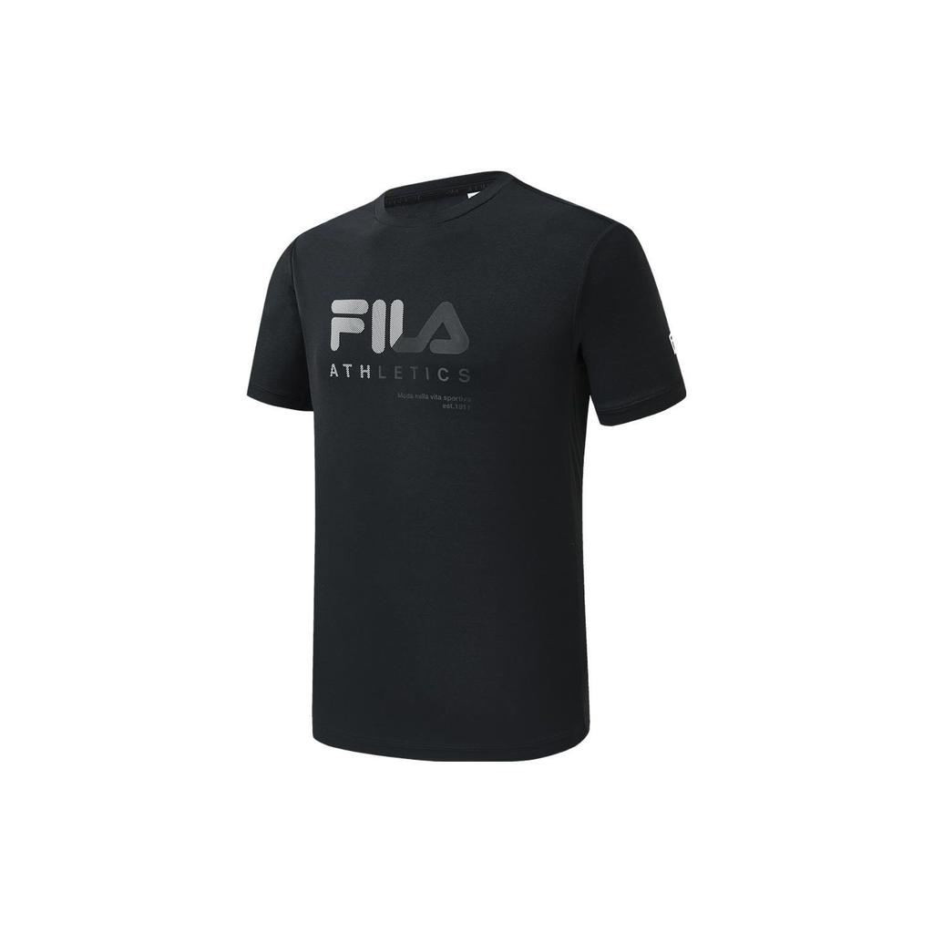 Fila Off-Court Fitness Short Sleeve T-Shirt Men Tops Deep-Black A11M321104ABK