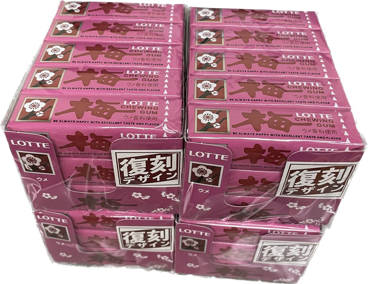 

Lotte plum gum 9 pieces x 60 pieces x Non-stick (15 4)
