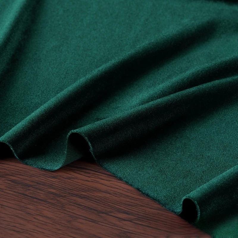 100x155cm Stretch Velvet Fabric Diamond Luster Cloth Soft Upholstery TextilesDiy Velour for Sofa Curtain Background