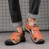 Outdoor Water Shoes 2023 Leather Men Shoes Summer Large Size Men's Sandals Men Sandals Fashion Sandals Slippers Big Size 39-45