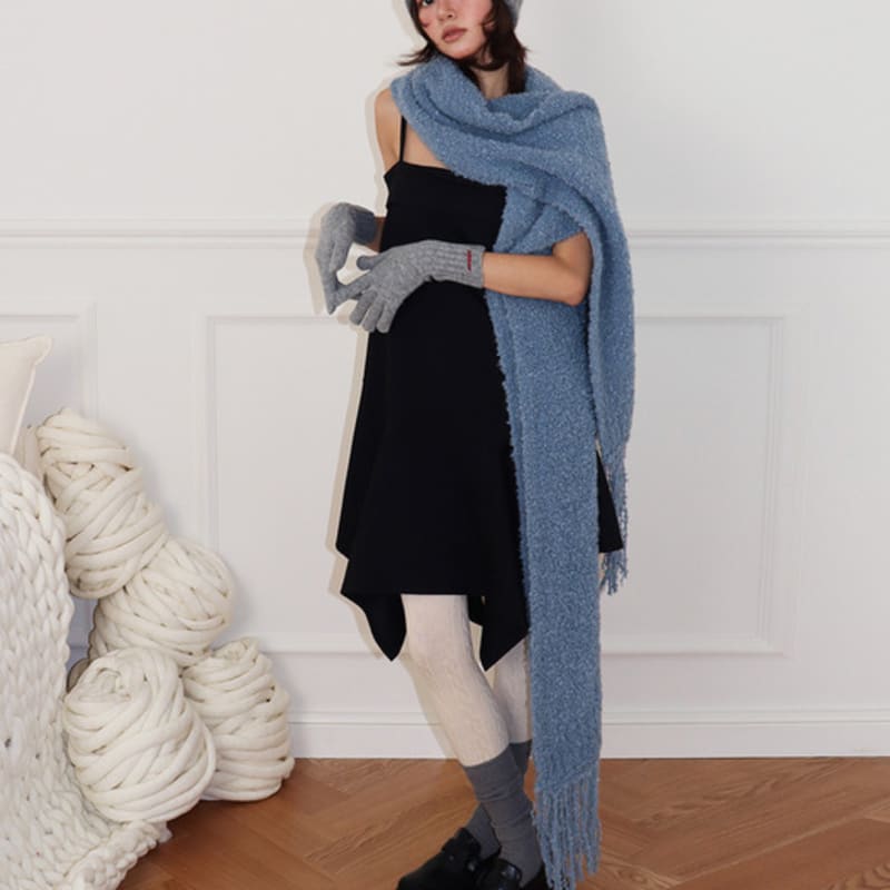 MEENDERI MEENDERI LOGO HANDSCHUHE - GRAU