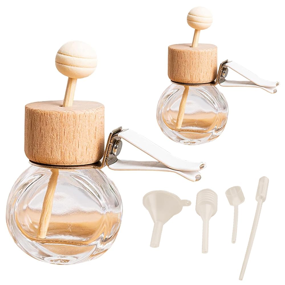 YFFSFDC Perfume Bottle, Aroma Hanging Aroma Perfume Bottle, Car Diffuser a