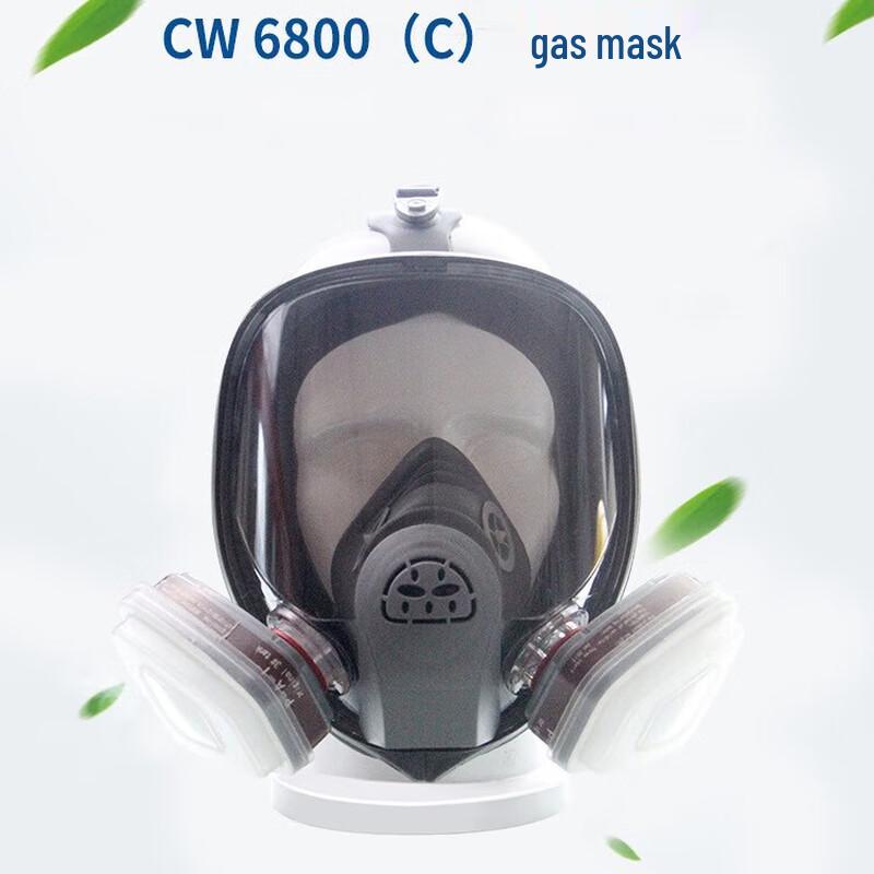 FM102C Full-Face Silicone Respirator Mask One Size