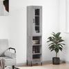 VidaXL Highboard Sonoma Grey 34.5x34x180 Cm Engineered Wood 3199375