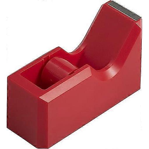 Dww-Colorful Desktop Tape Dispenser - Red