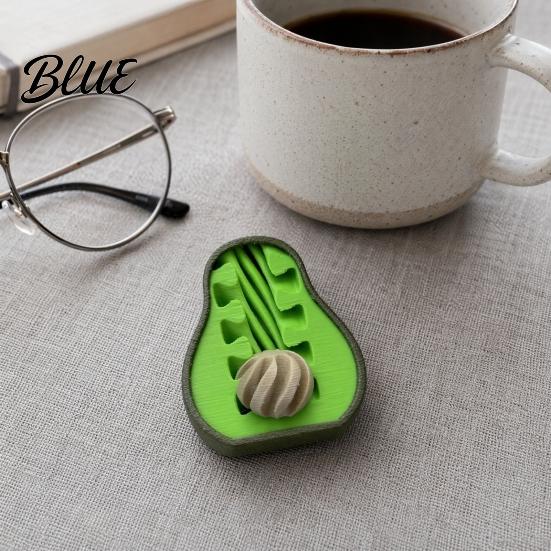 Stress Relief Stretch Toy 3D Printed Vegetables Fruits Decompression Toy Flexible Stretchable Pixel