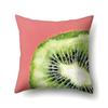 Cool Summer Fruit Polyester Pillowcase Car Decoration Home Print Small Fresh Cute Pillowcase