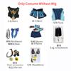 Kirara Cosplay Costume Wig Women Inazuma Neko Girl Kirara Full Set  Leg Cover Headwear