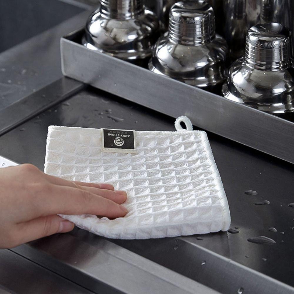 Microfiber Fiber Kitchen Towel Absorbent Dishcloth High Performance Cleaning Cloth  Kitchen