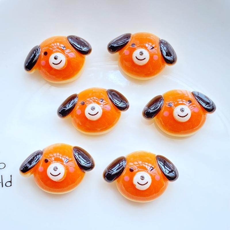 8Pcs New Cute Resin Biscuit Animal Flat Back Cabochon Scrapbooking Hair Bow Center Embellishments DIY Accessories