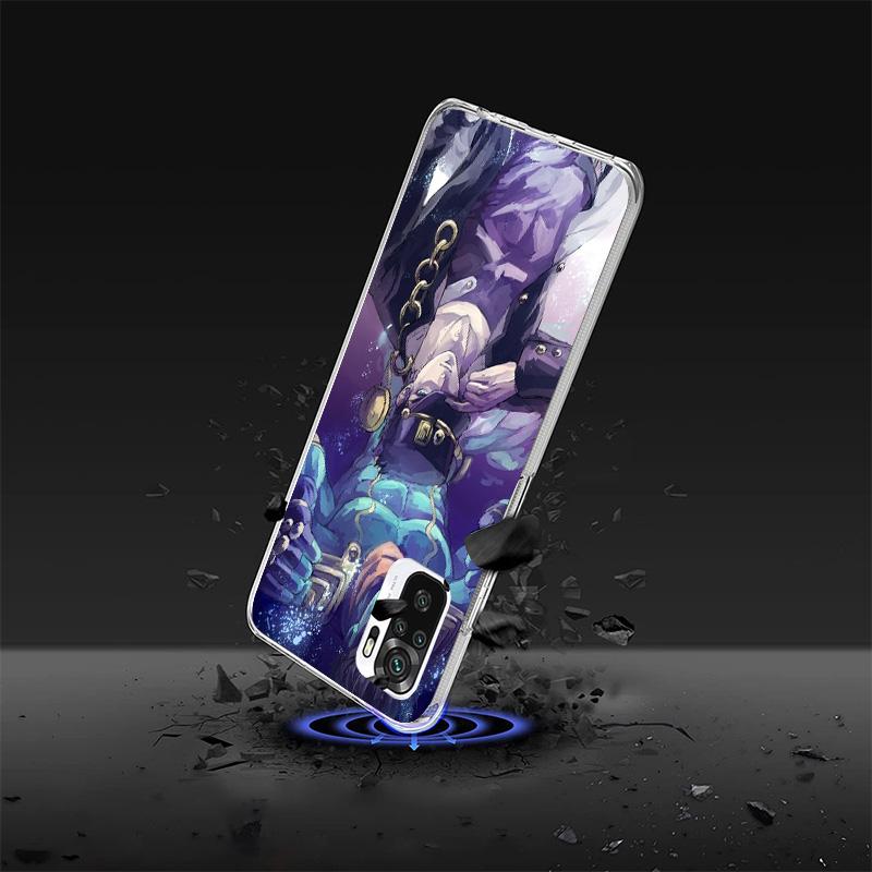 JoJo Bizarre Adventure Cover Phone Case For Xiaomi Redmi Note 15 14 13 12 11 10 Pro Plus 14S 12S 11S 11T 11E 10S Soft Fundas She