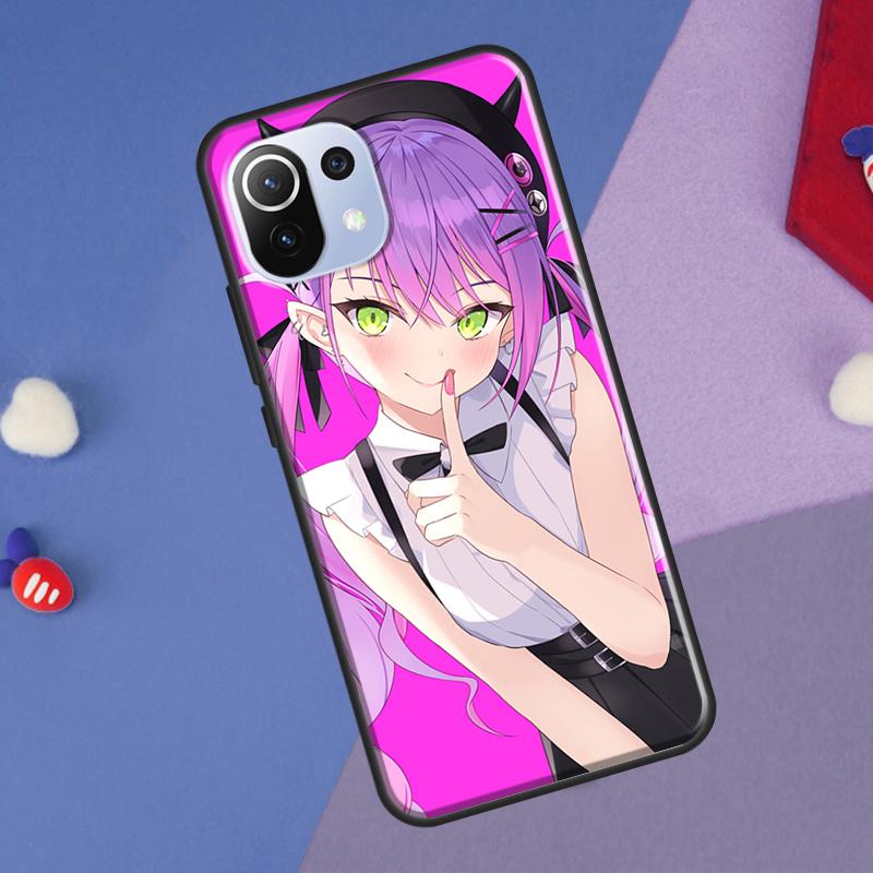 Tokoyami Towa Hololive Cover For Xiaomi 14 13 Ultra 11T 12T 13T 14T Pro POCO X7 Pro X3 X5 F3 F5 F6 M6 X6 Pro Case