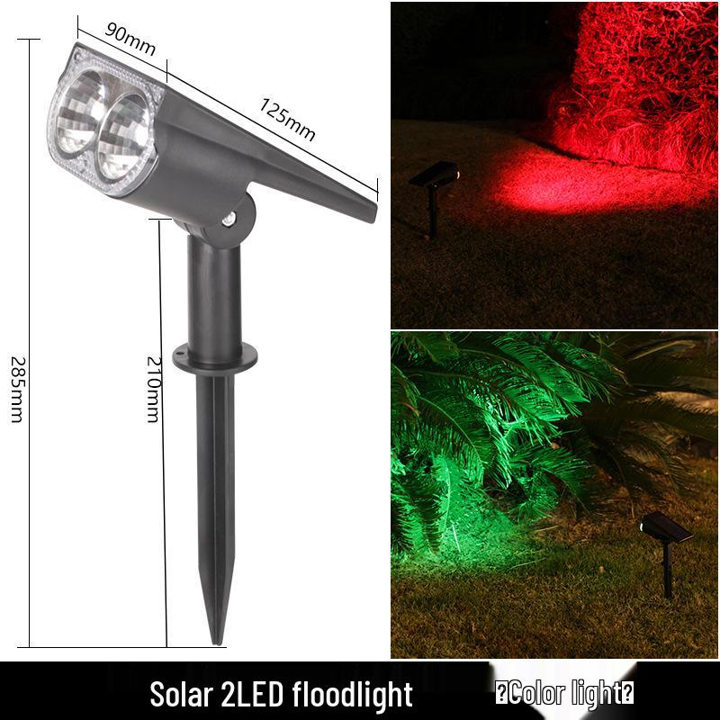 Dual-Use Outdoor Solar Spotlight: Super Bright Garden & Landscape Light