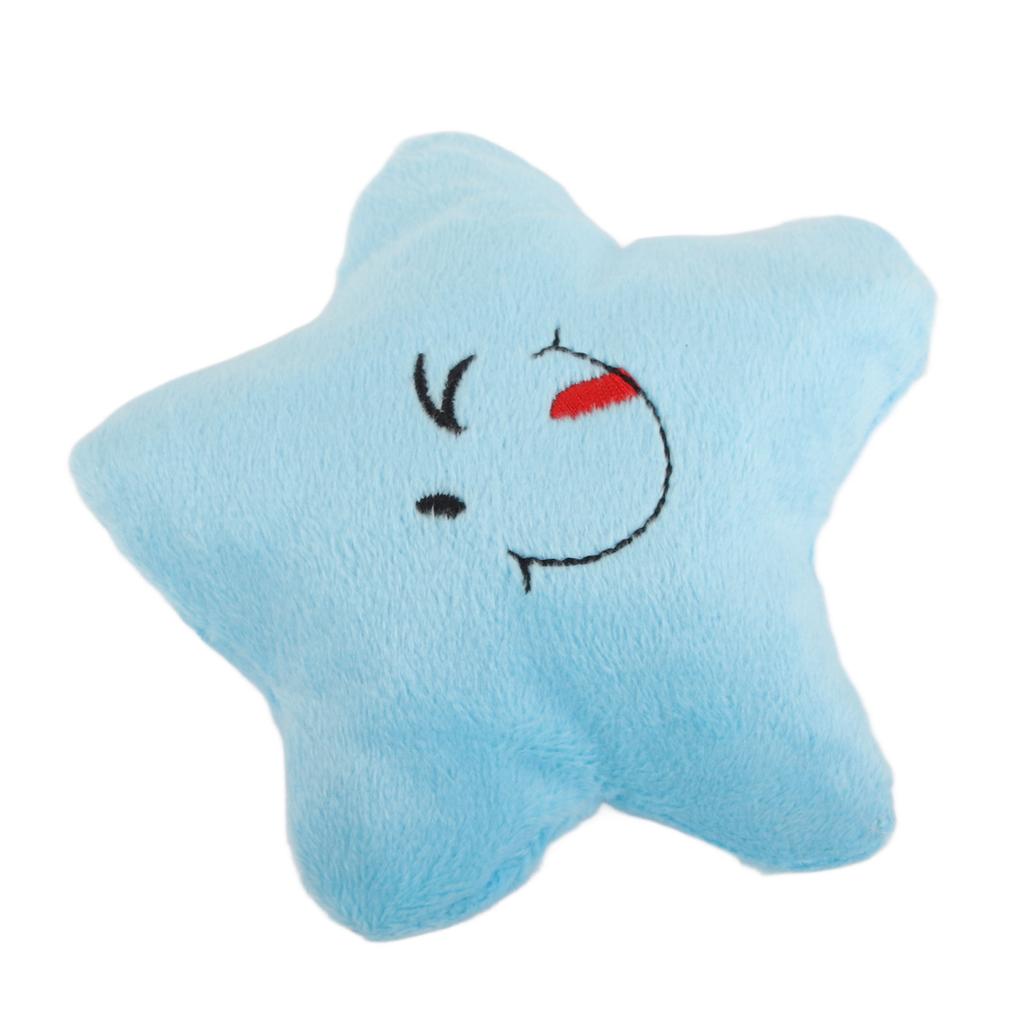 Plush Pet Toy Bite Resistant Boredom Relief Teeth Grinding Cute Star Shape Stuffed Dog Chew Toy for