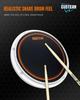 CUSTEAM Drum Pad Practice Pad Silent Practice Drum Pad Drum Heads for a Realistic Drumming Experience - 12-inch - - - - Built-in