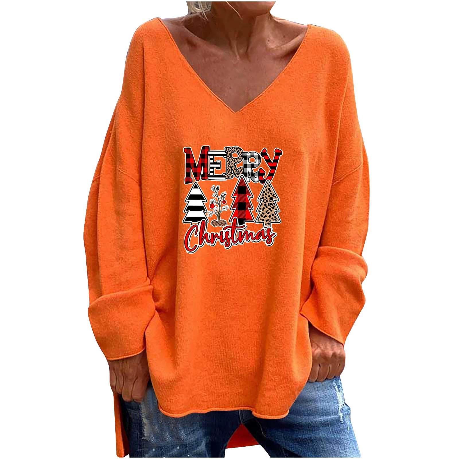 

Осень-зима женская однотонная свободная повседневная удобная футболка с v-образным вырезом и длинным рукавом S