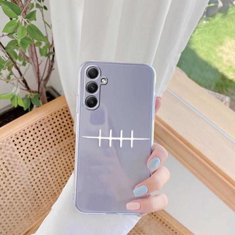 

М який прозорий силіконовий чохол з малюнком аніме для Xiaomi Redmi Note 13 Pro Poco C65 Samsung A55 M35 iPhone 15 Захисний протиударний чохол для камери iPhone 15 Plus