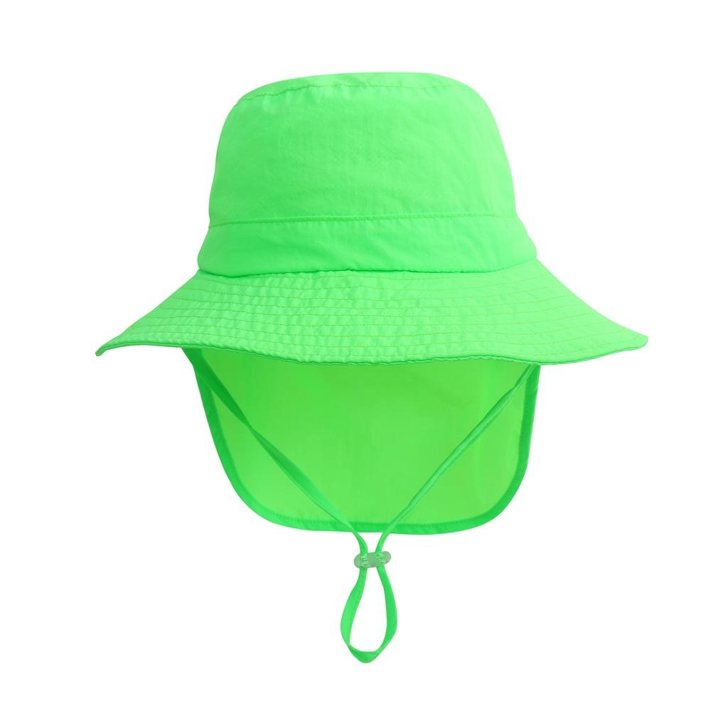 Kids Bucket Hats for Boys Girls UV Sun Protection Beach Caps with Neck Flap Play Hat 12 Colors Available Sizes 2-5 Years Old