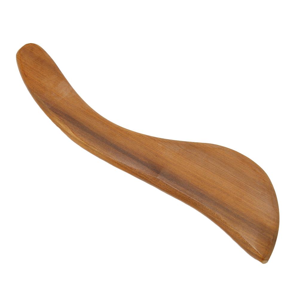 Wooden Scraping Board Fitted S Shape Relaxing Muscles Ergonomic Handle Fragrant Wood Portable Guasha Tool for Home