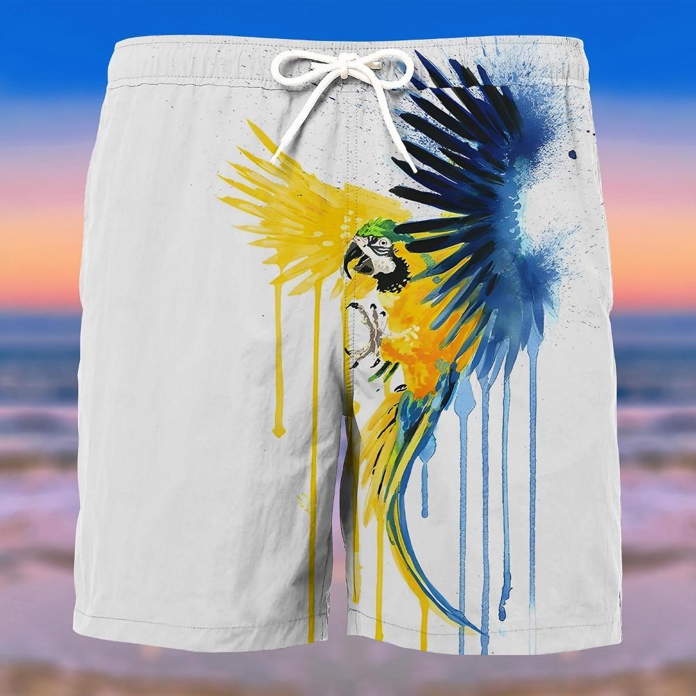 Costume da bagno da uomo Leone Animale Pantaloncini da bagno Board Shorts Vita media Moda Streetwear Designer