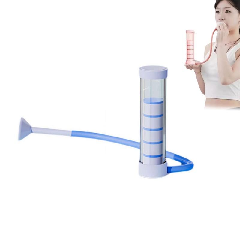 Breathing Exercise Device Portable Deep Breathing Trainer Lung Trainer for Enhanced Strength and Endurance Swimming