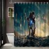 X-Men Xavier'S School Logo Waterproof Shower Curtain For Superhero Decor