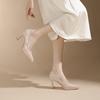 - Banquet High Heels Women's Pointed Toe Stiletto Single Shoes Autumn New Waterproof Table Not Tired Feet Women's Shoes