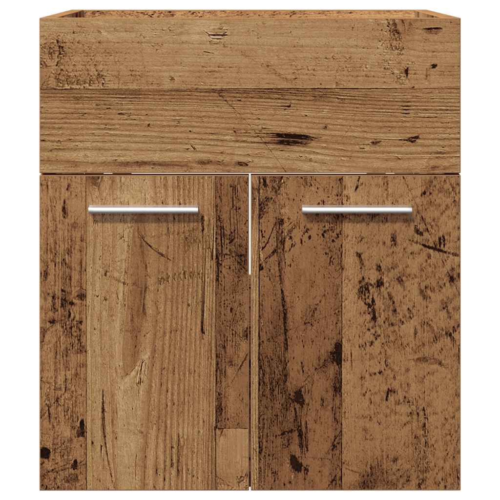 Washbasin Cabinet in Vintage Wood Look 41 x 38.5 x 46 cm Particleboard