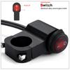 12V 1.6M/2.2M Motorcycle Wiring Relay Harness Switch For LED Spotlight Fog Light With Fuse Electric On Off Switch Cable 2 Wires
