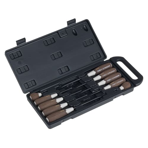 VESSEL Woody Driver Non-Slip Grip Set of 10 (with case) 3010PS