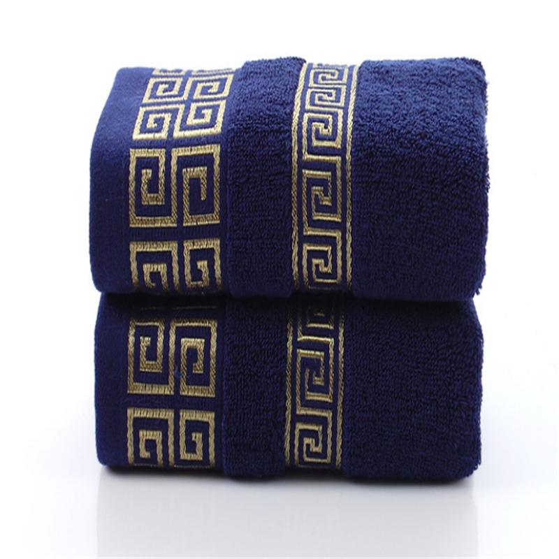 100% Pure Cotton Towel 34x73cm Embroidered Towels  For Adults Quick-Dry Thicken Soft Face Towels Absorbent