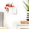 Self-adhesive Waterproof Minimalist Flower Switch Stickers for Living Room Bedroom Wall Decor