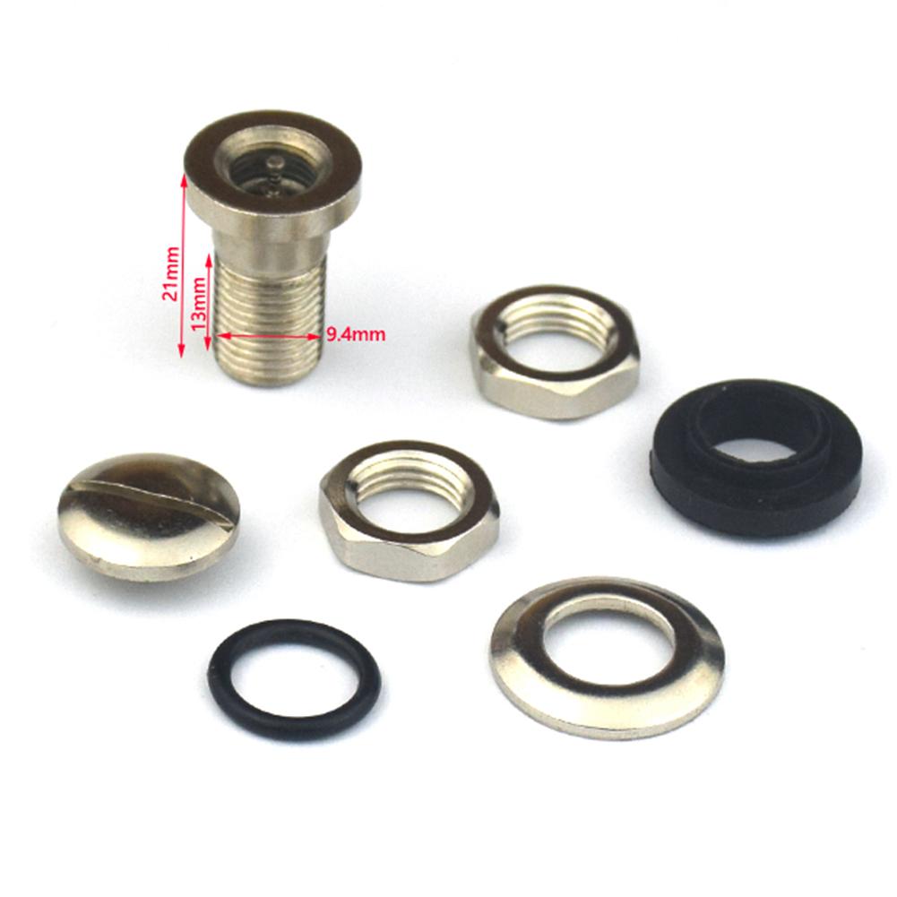 4Pcs Stealth Metal Bolt Flush Mount Car Tyre Tire Valve Stems with Caps Invisible Tire Valve Stems Tire Modification Accessories