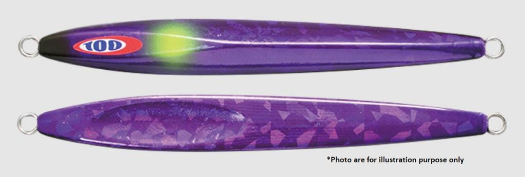 Jackall Metal Jig Anchovy Type 2 Slow Slide 130 Grams Purpl (0325)