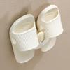 2Pcs No Punching Slippers Rack Wall Mounted Shoe Drying Rack Fashion Slipper Hook  Hallway