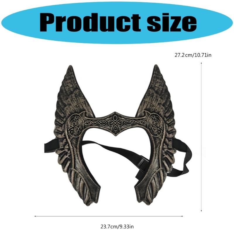 Angel Saint Mask Plastic Anime Cosplay Accessory Lightweight Practical Design For Costume Parties Conventions Event