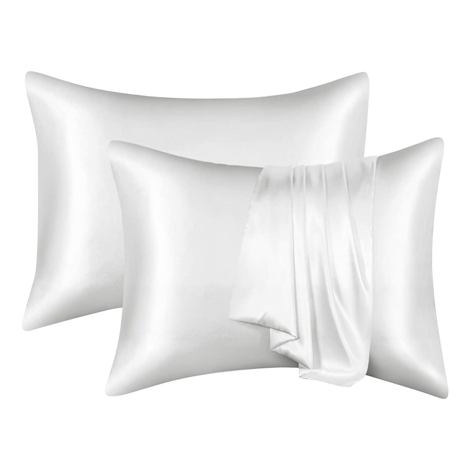 

Роскошная наволочка, похожая на шелк — Просыпайтесь с салонно-мягкими волосами! 66 белый