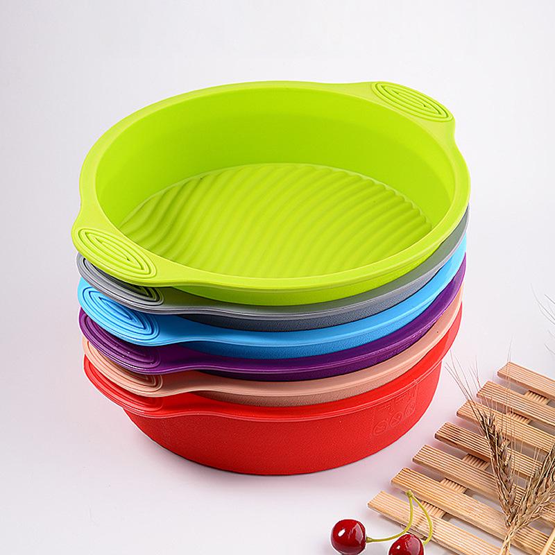 10-Inch Food Grade Silicone Chiffon Cake Mold - Easy Release Baking Tool