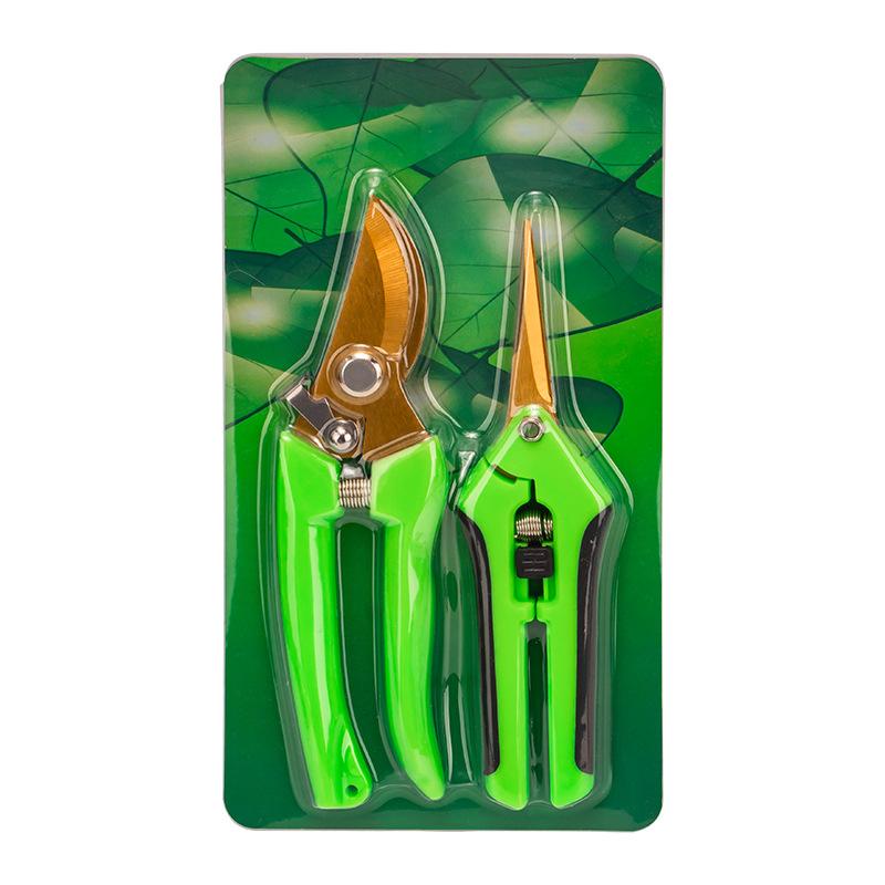 Stainless Steel Pruning Shears Garden Fruit Tree Shears Outdoor Fruit Picking Shears Gardening