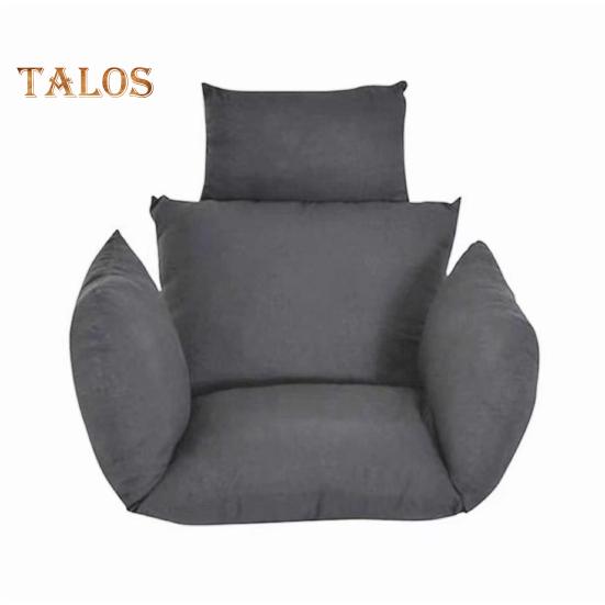 Polštářek na křeslo s vajíčkem Polštář na houpačku na křeslo s opěrkou hlavy omyvatelný závěsný koš Náhrada sedáku za zahradní křeslo na terasu