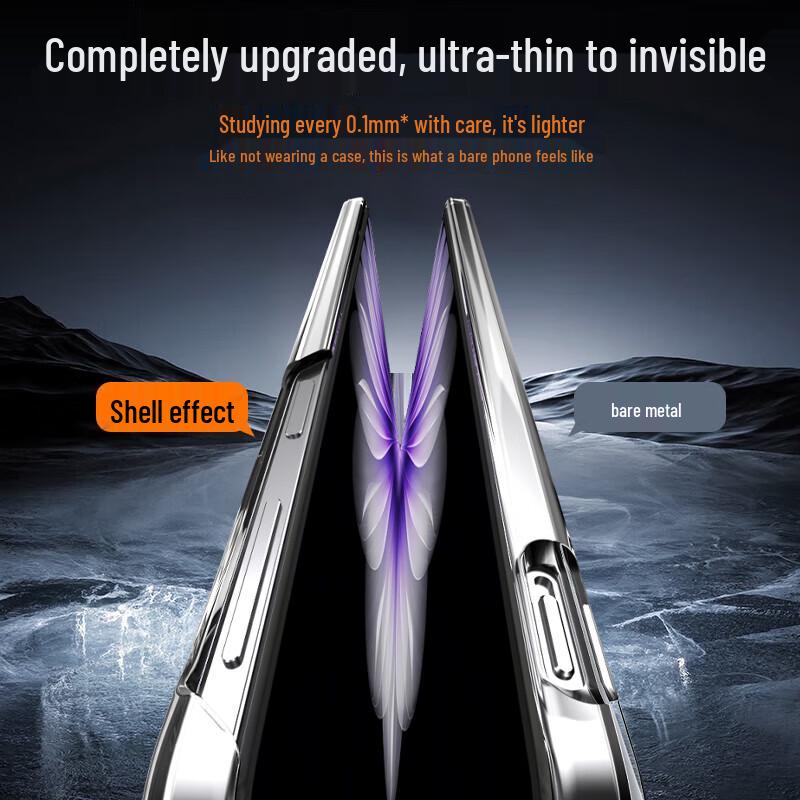 ESCASE Transparent Case for OPPO Find N5 Fold